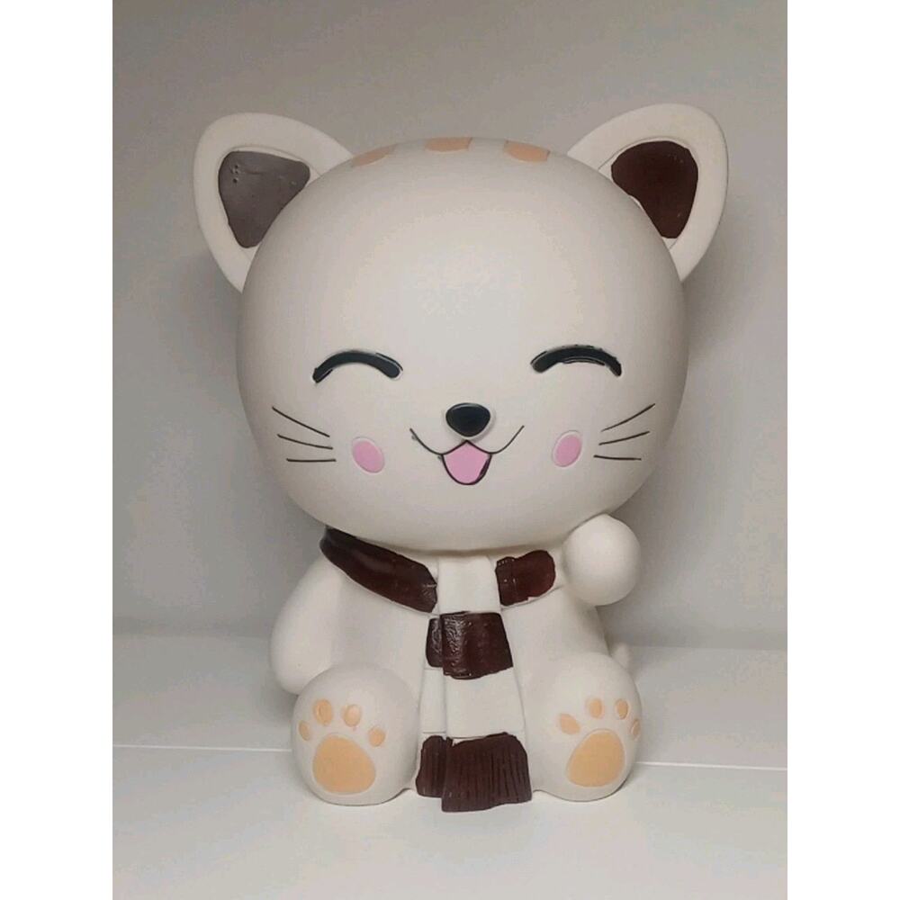 Piggy Bank Brown Kitten Money Bank Cat Piggy Bank Shatterproof 800 Coin Capacity